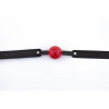 DS Fetish Ball gag black/red (223202014) - зображення 3