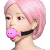 DS Fetish Кляп DS Fetish Mouth silicone gag L black/pink (221301096) - зображення 2