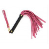 DS Fetish Флоггер  Leather flogger S pink 27 см (291300123) - зображення 1