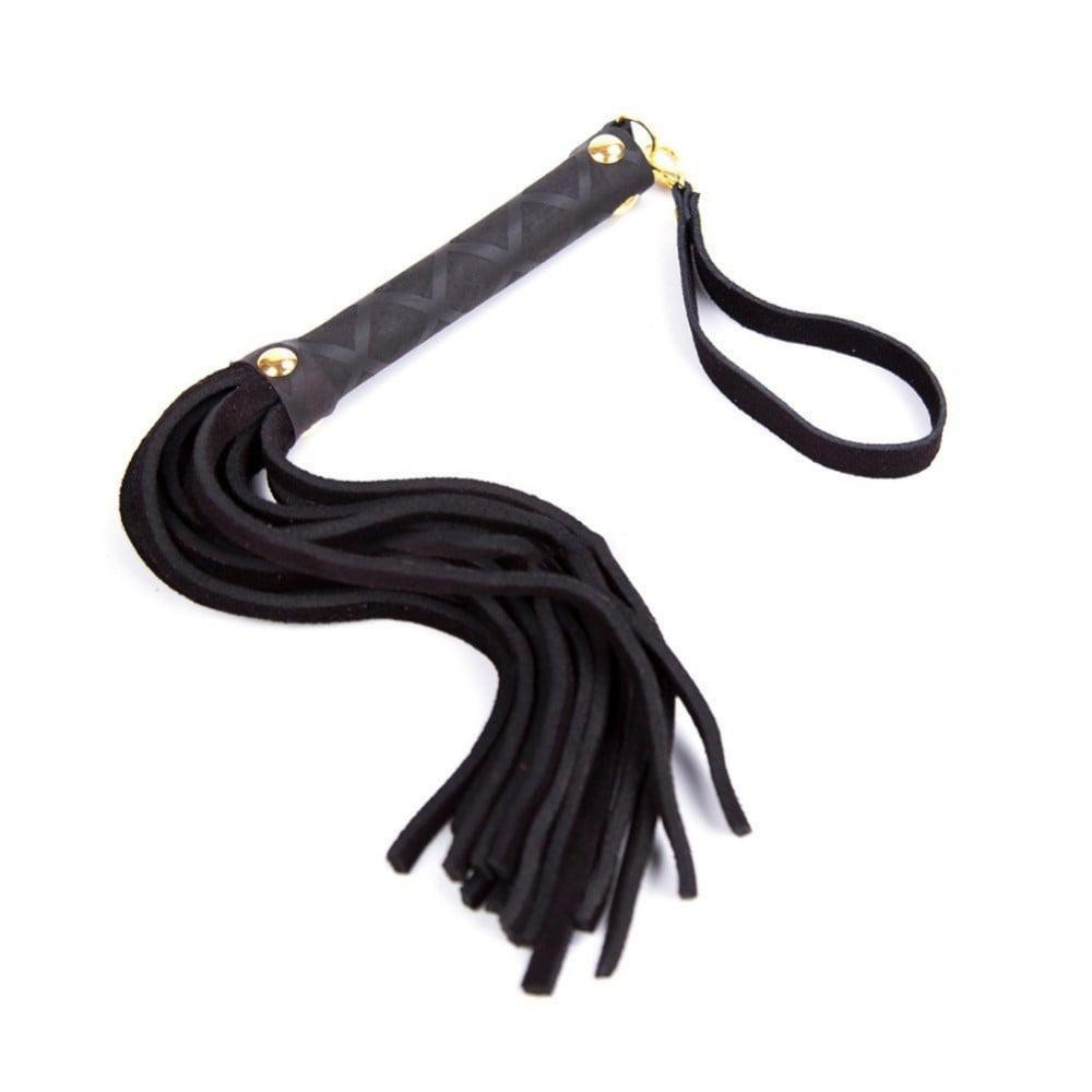 DS Fetish Флогер  Leather flogger S black (292400123) - зображення 1