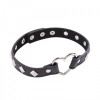 DS Fetish Collar with heart black metal (262400085) - зображення 2