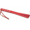 DS Fetish mini leather flogger red (292001097) - зображення 2