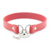 DS Fetish Locking collar red (262001109) - зображення 1