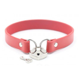   DS Fetish Locking collar red (262001109)