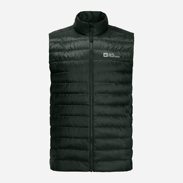 Jack Wolfskin Теплий жилет чоловічий  Pilvi Down Vest M 1207711_4161 M Зелений (4064886328876) - зображення 1