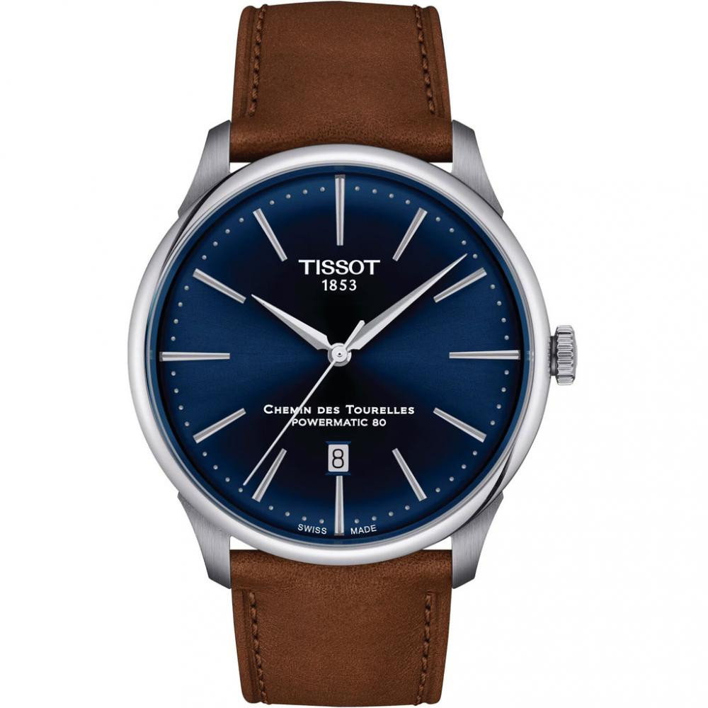 Tissot Chemin des Tourelles Powermatic 80 42mm T139.407.16.041.00 - зображення 1