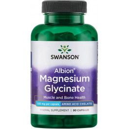   Swanson Albion Magnesium Glycinate, 133 mg, 90 Capsules