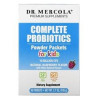 Dr. Mercola Complete Probiotics Powder Packets for Kids 30 пак малина - зображення 1