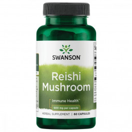   Swanson Reishi Mushroom 600 mg 60 Veg Caps