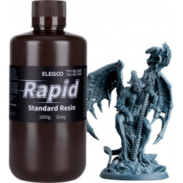   ELEGOO Rapid Standard Resin, 1кг, Gray (50.103.0129)