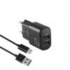 Brevia ePower 2xUSB-A 12W + Cable USB-A to USB-C 1m (45012DUCB) - зображення 2