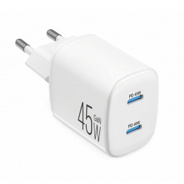   Brevia ePowerGaN 2xUSB-C PD45W (44045GDCW)