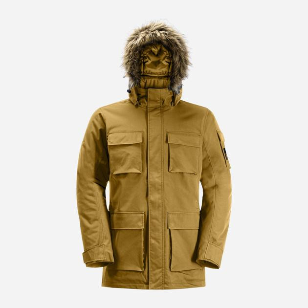 Jack Wolfskin Парка чоловіча  Glacier Canyon Parka 1107674_M0042 S Гірчична (4064886307000) - зображення 1