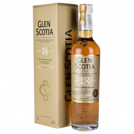   Glen Scotia Віскі  18 Years Old in tube 0.7 л (5016840181200)