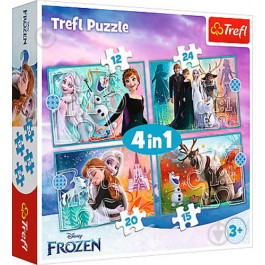   Trefl Frozen Дивовижний світ 4 в 1 (34381)