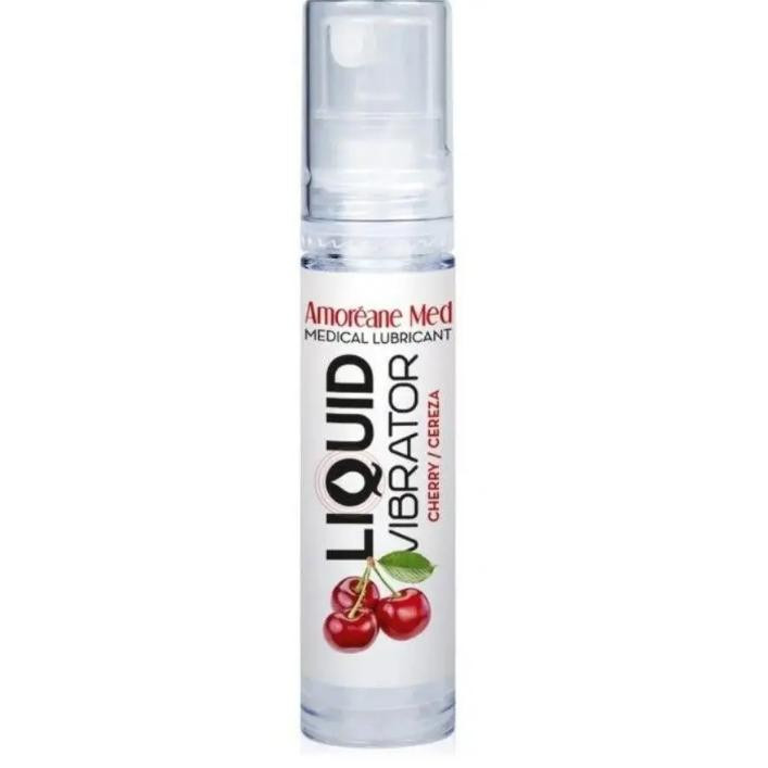 Amoreane Med Liquid Vibrator Cherry 10 мл (SO4816) - зображення 1