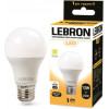 Lebron LED L-A60 12W Е27 4100K микроволновой датчик движения (11-11-88) - зображення 1