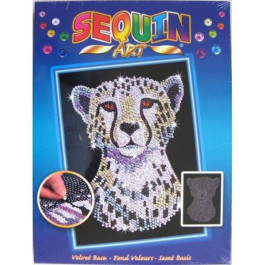   Sequin Art BLUE Snow Cheetah New (SA1605)