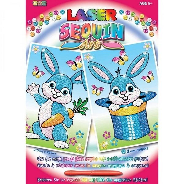 Sequin Art LASER Rabbits (SA1320) - зображення 1