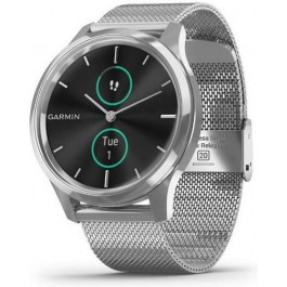   Garmin vivomove Luxe Premium Silver-Black Milanese (010-02241-23)