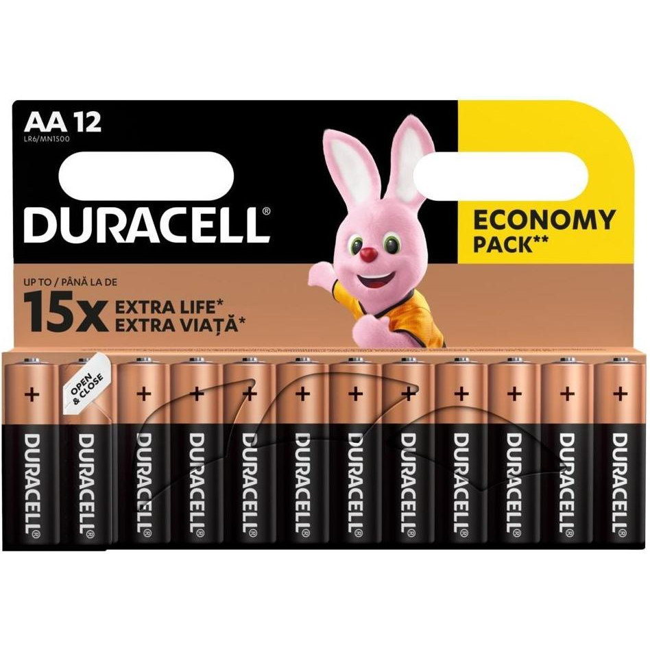 Duracell AA bat Alkaline 12шт (5006202) - зображення 1