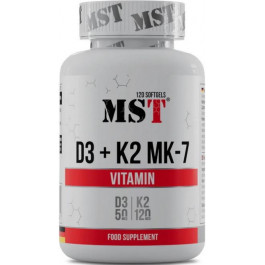   MST Nutrition Vitamin D3 + K2 MK-7