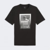 PUMA Чорна чоловіча футболка  GRAPHICS Photoprint Tee 680180/01 - зображення 7