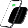 USAMS CD154 Zinc Alloy Ultra-thin Fast Wireless Charger 15W Black (CD154CDX01) - зображення 1