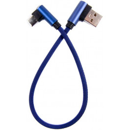   DENGOS USB-USB Type-C 0.25m Blue (NTK-TC-UG-SHRT-SET-BLUE)