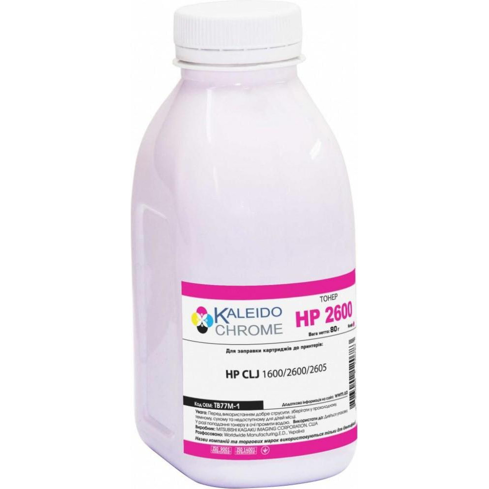 Kaleidochrome Тонер для HP CLJ 1600/2600/2605 80г Magenta (TB77M-1) - зображення 1