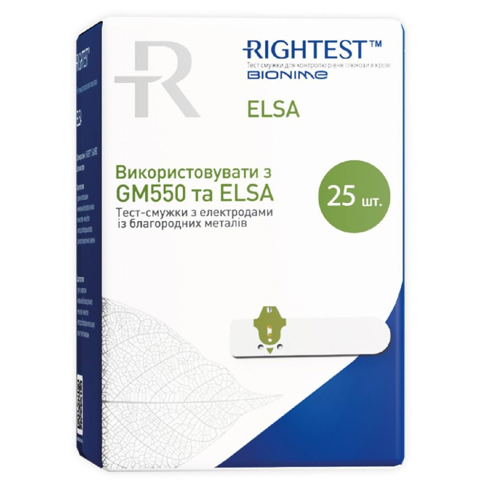 Bionime Rightest ELSA 25 тест-полоски - зображення 1