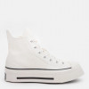 Converse Жіночі кеди високі  Chuck 70 De Luxe Squared Hi A06436C-286 37.5 (5US) 24 см Білі (194434654011) - зображення 1