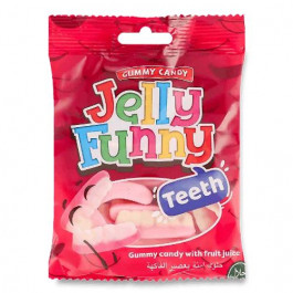   Jelly Funny Мармелад жувальний  Teeth, 80 г (8683125782062)