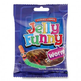   Jelly Funny Мармелад жувальний  Worm, 80 г (8683125782079)