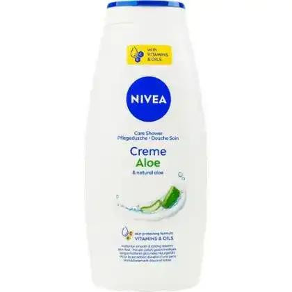 Nivea Гель для душу  Creme Aloe Свіжість та турбота 750 мл - зображення 1