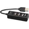 Frime 4хUSB2.0 Hub Black (FH-20000) - зображення 1