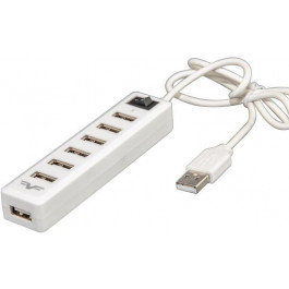   Frime 7хUSB2.0 Hub White (FH-20041)