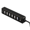 Frime 7хUSB2.0 Hub Black (FH-20040) - зображення 2