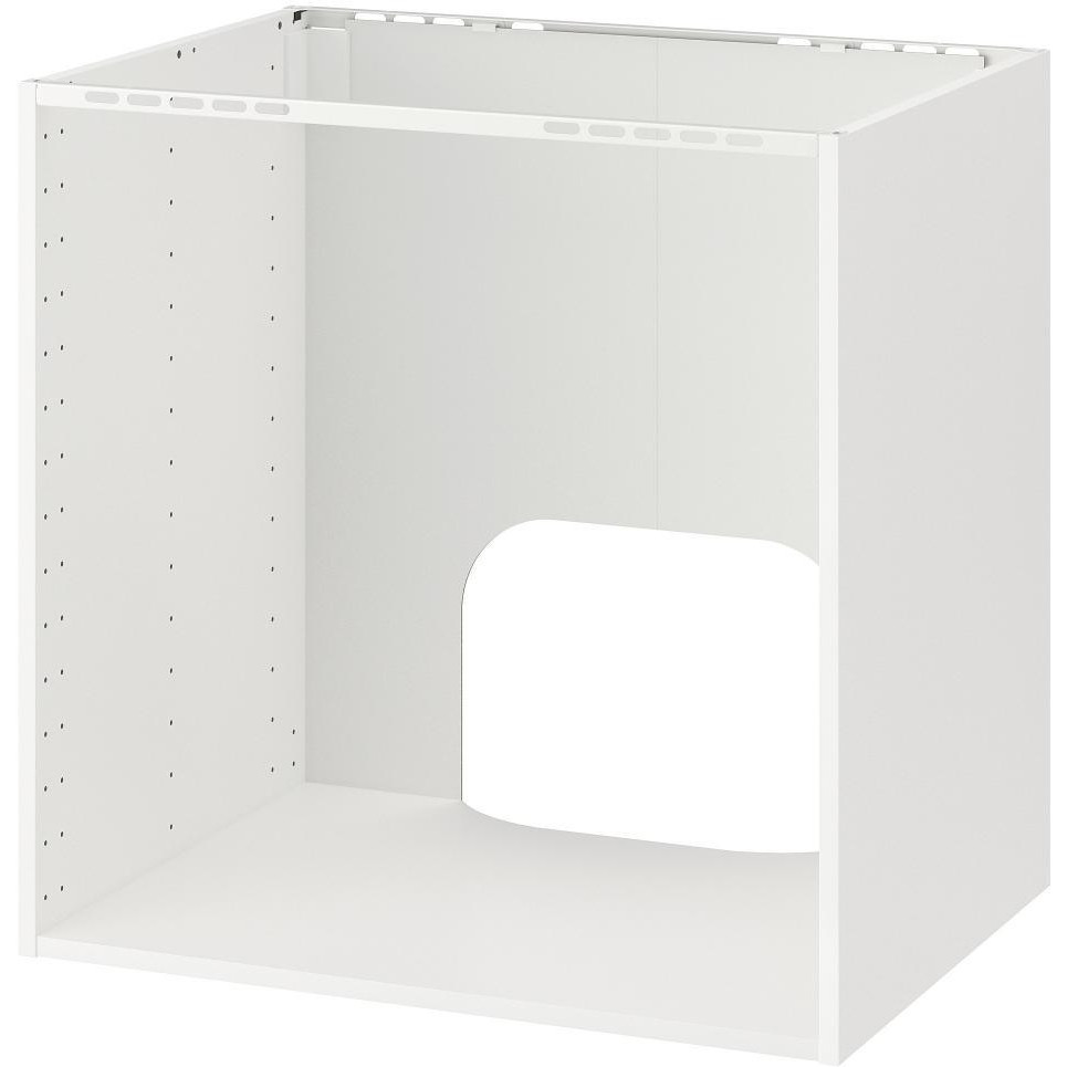 IKEA METOD Тумба для духовки/мийки, біла, 80x60x80 см (502.154.75) - зображення 1