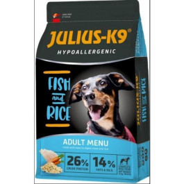   Julius-K9 Hypoallergenic FISH and RICE Adult Menu 12 кг (5998274312620)