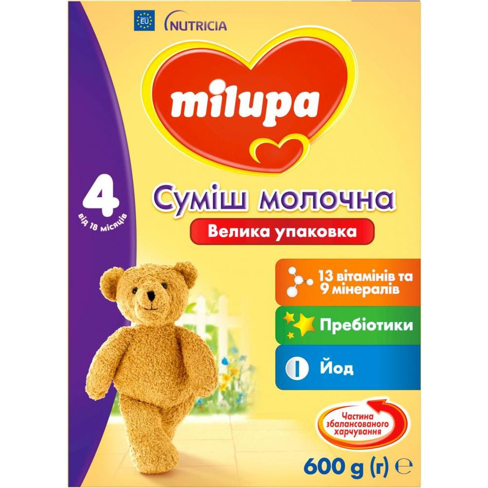 Milupa Молочная смесь 4, 600 г - зображення 1