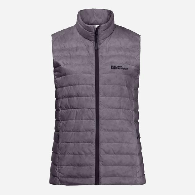 Jack Wolfskin Теплий жилет пуховий жіночий  Pilvi Down Vest W 1207771_I0083 L Фіолетовий (4064886328982) - зображення 1