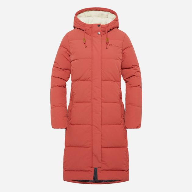 Jack Wolfskin Пуховик зимовий жіночий  Nordlicht Coat W A60038_J0125 S Курно-червоний (4064886308106) - зображення 1