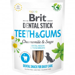   Brit Dental Stick Teeth & Gums ромашка і шавлія 7 шт 251 г (112102)