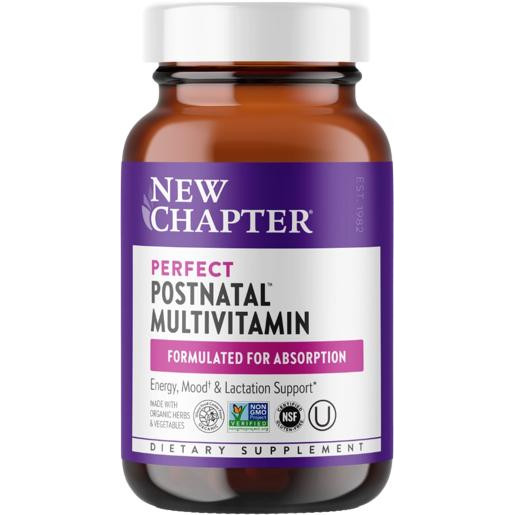 New Chapter Мультивитаминный комплекс, Postnatal MultiVitamin, , 192 таблетки, (NCR-90058) - зображення 1