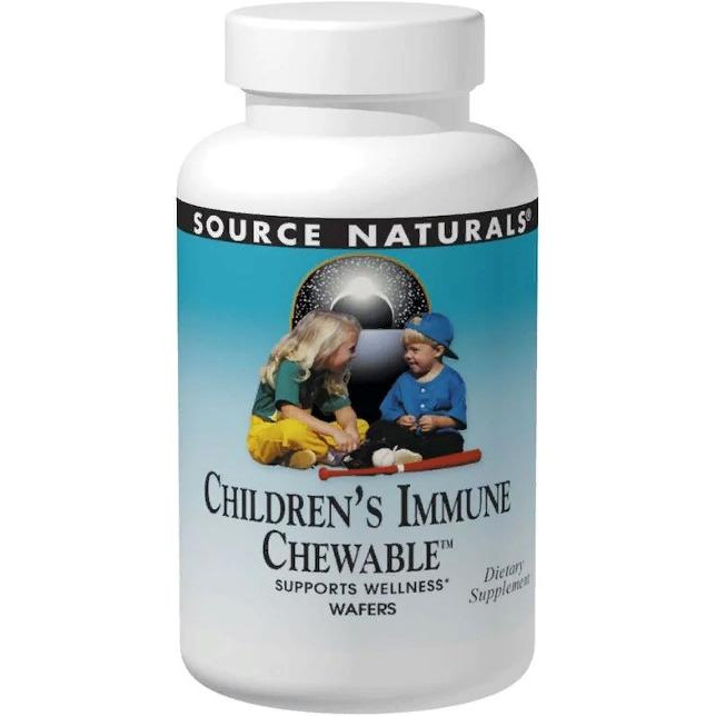 Source Naturals Укрепление иммунитета для детей, Children's Immune Chewable, , 30 жевательных конфет (SNS-02138) - зображення 1