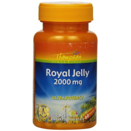   Thompson Маточное молочко, Royal Jelly, , 2000 мг, 60 капсул (THO-19350)