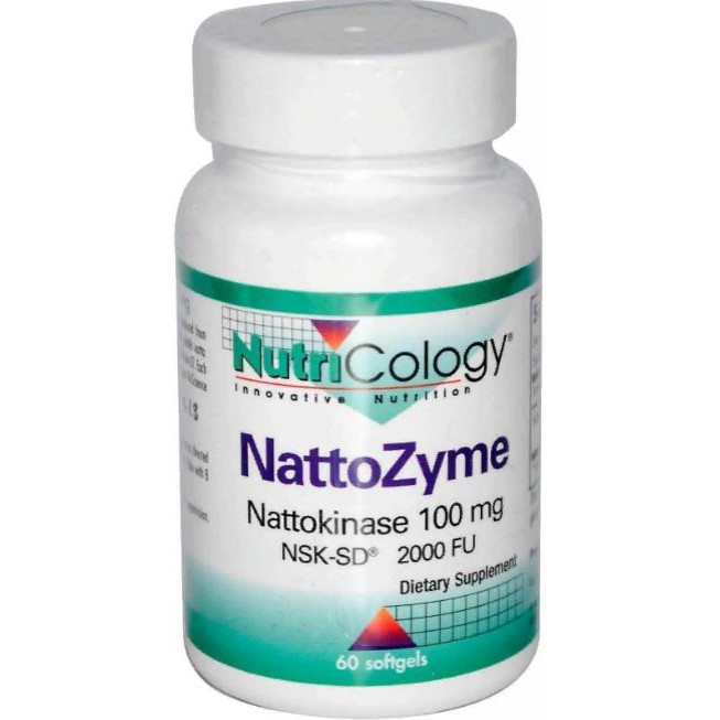 NutriCology НаттоЗим, , 180 гелевых капсул (ARG-55380) - зображення 1