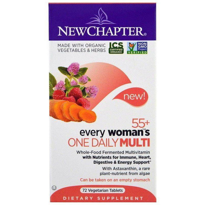 New Chapter 55+ Every Woman's One Daily Multi 72 Veggie Tabs Мультівітаміни для жінок 55+ - зображення 1