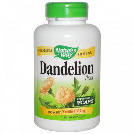   Nature's Way Nature's Way Dandelion Root 525 mg 180 Vcaps Корінь кульбаби